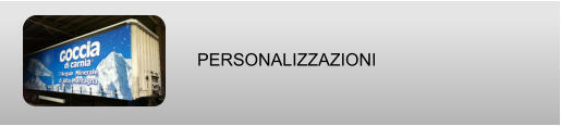 PERSONALIZZAZIONI